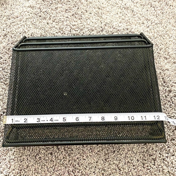 Black File Wire Wall Rack - Picture 6 of 6